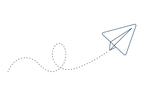 logo d'un avion en papier
